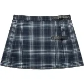Superdry Jupe Courte Athletic Essentials Check Pleated