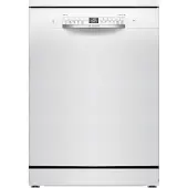 Bosch Série 2, SMS2ITW09E Lave-vaisselle indépendant, hauteur 84,5 cm, largeur 60 cm, blanc