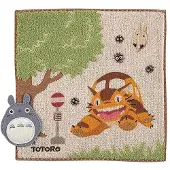 Marushin Serviette My Neighbor Totoro Bus Stop 25x25 Cm Mini