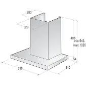 Gorenje Hotte Décorative Wht66236b