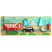 Bigjigs Puzzle en bois de Londres, 8 pièces.
