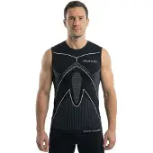 Massi Thermetic Evolution Carbon Sleeveless Base Layer Noir XL Homme
