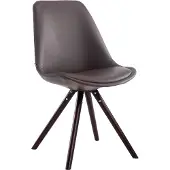 CLP Chaise visiteur Laval Cappuccino Rond