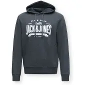 Jack & Jones Sweat-shirt graphite / blanc cassé
