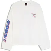 Bershka T-Shirt 'JUN IONEDA' bleu cobalt / miel / rouge / blanc