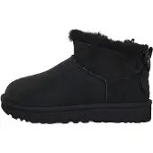 Ugg Boots 'Ultra Mini Bailey Bow' noir
