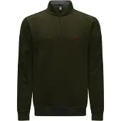 Fynch&Hatton 16141351 Half Zip Sweatshirt Vert 2XL Homme