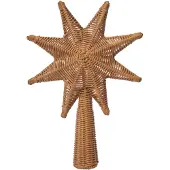 Ferm Living Rattan Christmas Tree Top Étoile