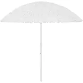 vidaXL Hawaii Parasol blanc 300 cm