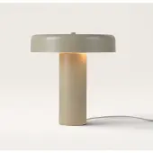 LUSENZ - Lampe de table Arcene crema E14 25W Blanche cassée IP20
