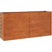 vidaXL Lit surélevé Rouillé 160x40x77 cm acier corten
