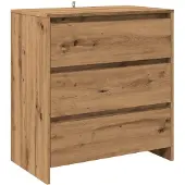 vidaXL Sideboard Chêne Artisan 70x41x75 cm Bois composite