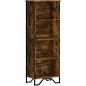 vidaXL Bibliothèque chêne fumé 50x31x137,5 cm bois d'ingénierie