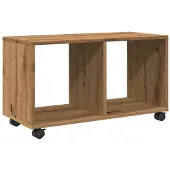 vidaXL Armoire à roulettes chêne artisanal bois d'ingénierie