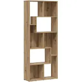 vidaXL Bibliothèque Artisan Chêne 67x24x161 cm Bois d'ingénierie
