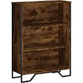 vidaXL Bibliothèque chêne fumé 80x31x106 cm bois d'ingénierie
