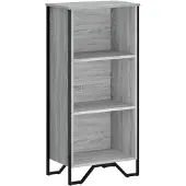 vidaXL Bibliothèque sonoma gris 50x31x106 cm bois d'ingénierie