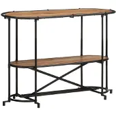 vidaXL Table console 110x42x76 cm bois massif d'acacia