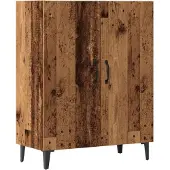vidaXL Sideboard imitation vieux bois 70x34x90 cm Bois composite
