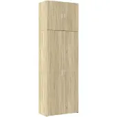 vidaXL Highboard chêne Sonoma 80x42,5x249 cm Matériau dérivé du bois