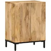 vidaXL Buffet 53x35x72 cm bois massif mangue