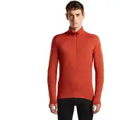 Icebreaker 260 Tech Half Zip Long Sleeve T-shirt Orange XL Homme