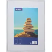 MAUL 1935802 Cadre photo changeant Format papier : 30 x 40 cm Blanc (41 x 31 cm)