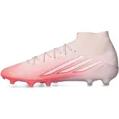 Adidas Chaussure de foot 'F50 Sparkfusion Elite' rose / blanc