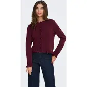 ONLY Cardigan 'JDYLETTY' rouge rubis
