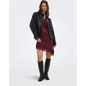 ONLY Robe 'ONLIndona' rouge carmin