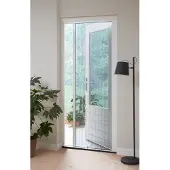 Unyqoos porte plissée s700 100x199 blanc