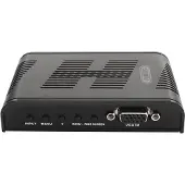 ABUS TVAC20001, Noir, 1600 x 1200 px, NTSC, PAL, Composite + S-Vidéo, VGA, 12 V