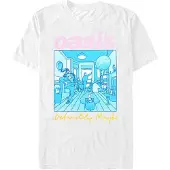 Ginza.se Hommes, T-shirt, Definitely Maybe Illustration Colour, Blanc, (L)