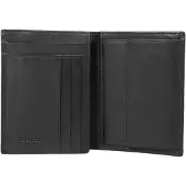 L.credi porte-monnaie David Wallet Black noir