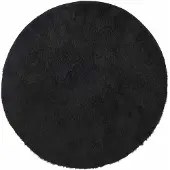 vidaXL Tapis shaggy à poils longs NAVARRA noir 200x200 cm polyester