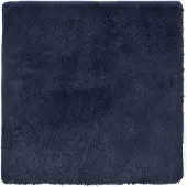vidaXL Tapis shaggy à poils longs NAVARRA bleu marine 160x160 cm