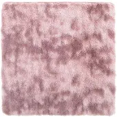 vidaXL Tapis Shaggy à poils longs NAVARRA rose poudré 240x240 cm