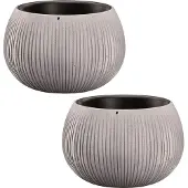 Wellhome Pot De Fleur Beton 2 Unités