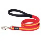Red Dingo Laisse Pour Chien Style Spanish Flag