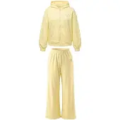 Imily Bela Survêtement jaune clair / blanc