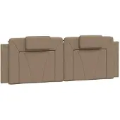 vidaXL Coussin de tête de lit "Viana" Cappuccino-Brun 160 cm similicuir