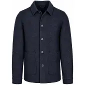 Suitable Surchemise Laine Bouclée Bleu Marine