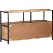 vidaXL Buffet 110x35x65 cm bois massif Mango
