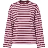 Pieces T-shirt 'PCSadie' lilas / rouge foncé