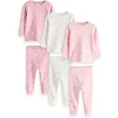 Next Pyjama rose / rose ancienne / blanc cassé