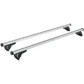 Nordrive N15065 Helio Evos IA Barres de toit en aluminium avec revêtement EPDM (caoutchouc éthylène-propylène-diène)