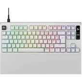Logitech Clavier gaming filaire Azerty Pro X2 Rapid Blanc