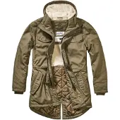 Brandit Parka mi-saison 'Marsh Lake' kaki