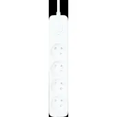 BlueBuilt Multiprise 4 Entrées 3 Mètres Blanc