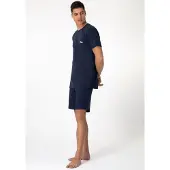 FILA Pyjama court marine / rouge / blanc